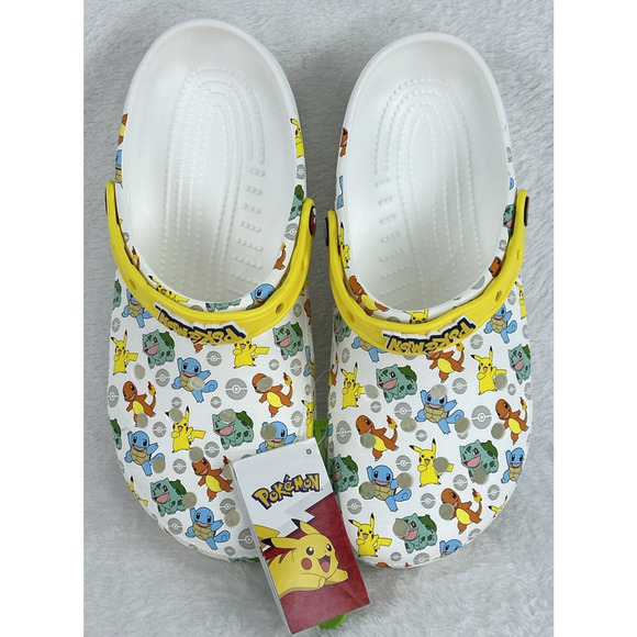 Crocs Classic Pokemon 2 Clog Unisex Limited Edition Pikachu M 9/W 11 NEW w TAGS - Picture 1 of 9
